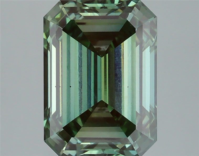 4.10 ct. emerald Lab Grown Diamond front image