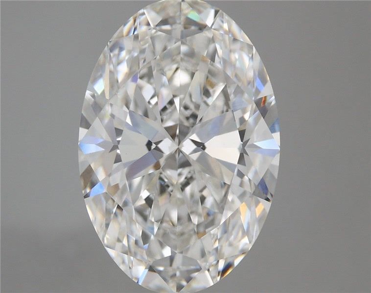 5.58 ct. oval Lab Grown Diamond front image
