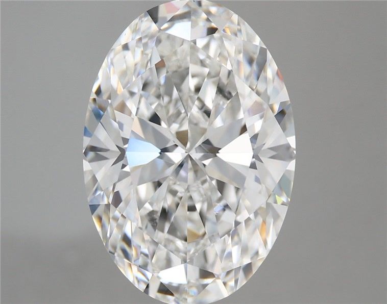5.52 ct. oval Lab Grown Diamond front image
