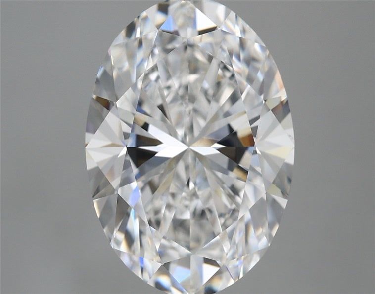 5.58 ct. oval Lab Grown Diamond front image