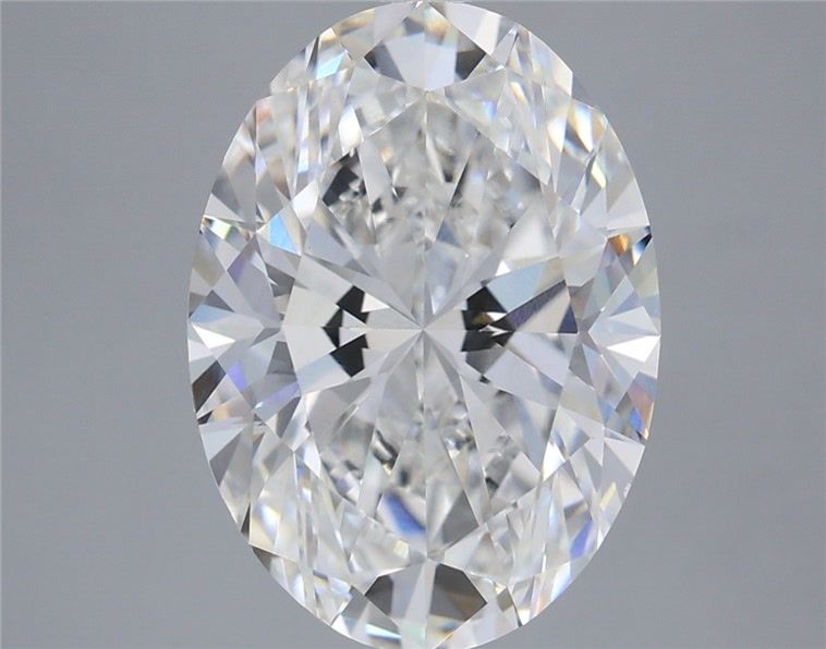 5.53 ct. oval Lab Grown Diamond front image