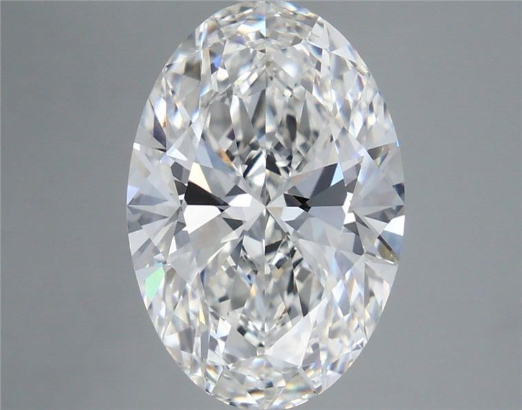 5.58 ct. oval Lab Grown Diamond front image
