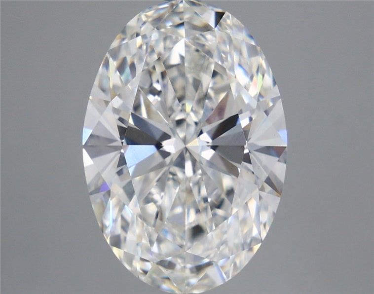 5.53 ct. oval Lab Grown Diamond front image