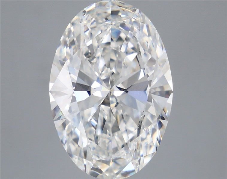 5.58 ct. oval Lab Grown Diamond front image