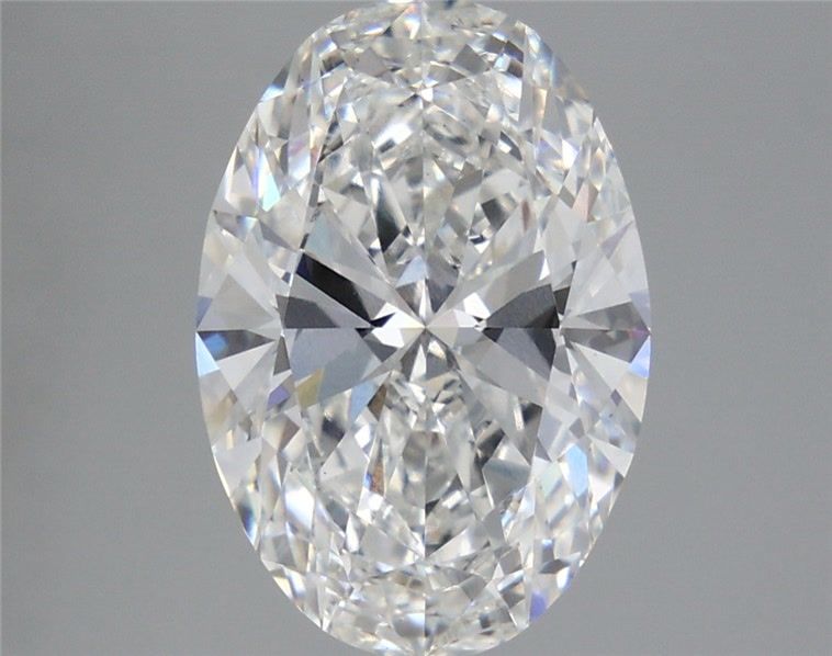 5.58 ct. oval Lab Grown Diamond front image