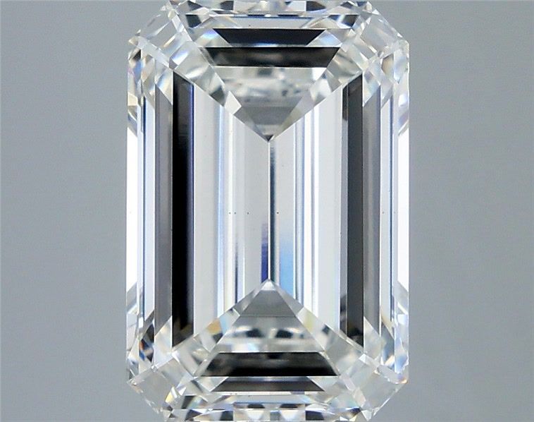 5.56 ct. emerald Lab Grown Diamond front image