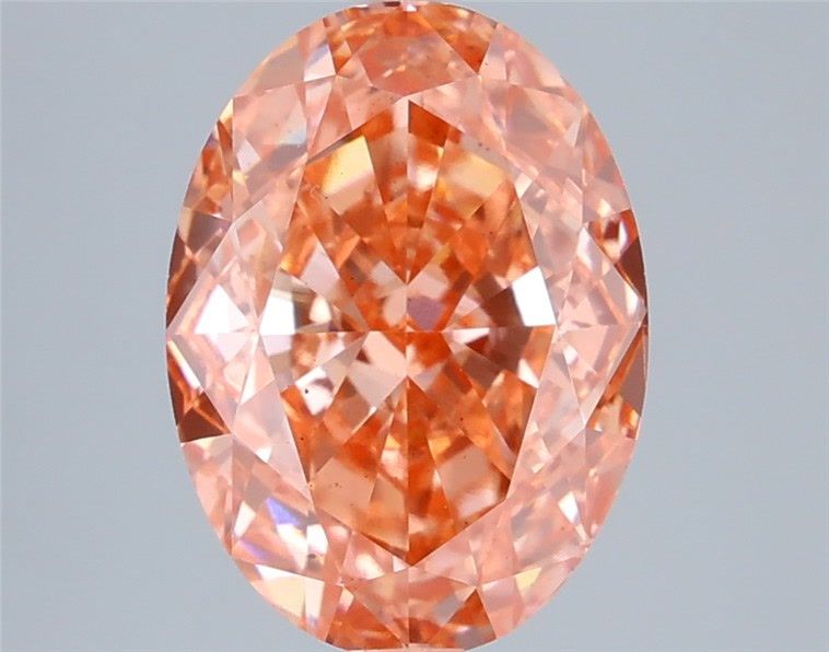 4.10 ct. oval Lab Grown Diamond front image