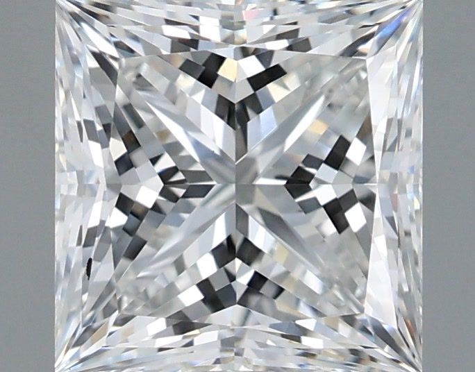 3.08 carat e VVS2 EX Cut IGI princess diamond