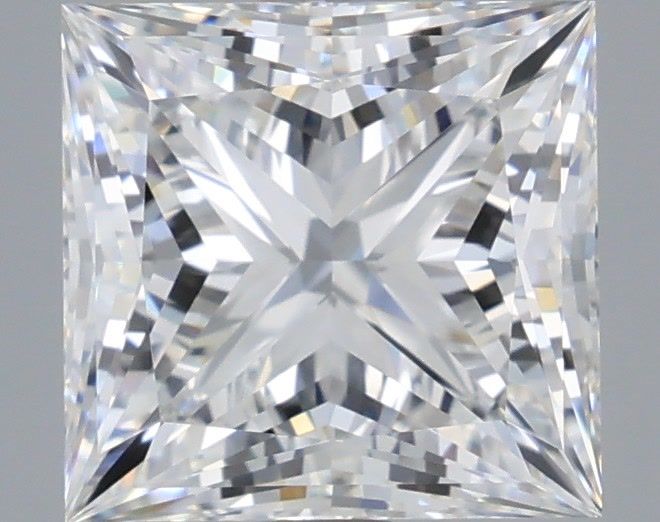 3.08 carat e VVS2 EX Cut IGI princess diamond