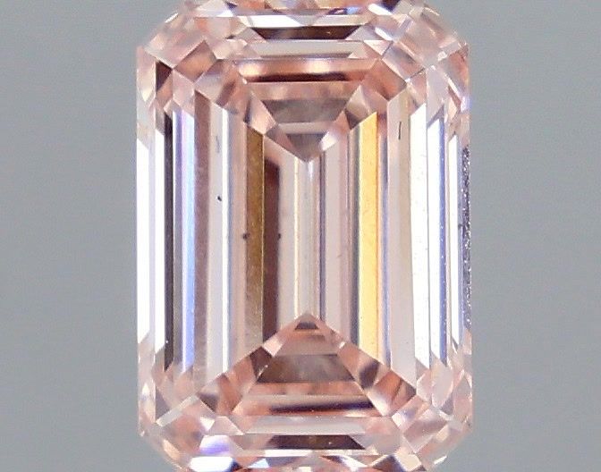 1 carat fancy intense pink VS2 EX Cut IGI emerald diamond