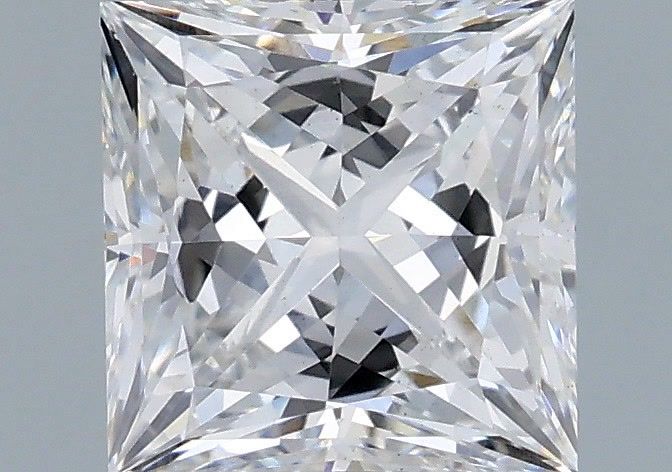 1.12 ct. princess Lab Grown Diamond front image