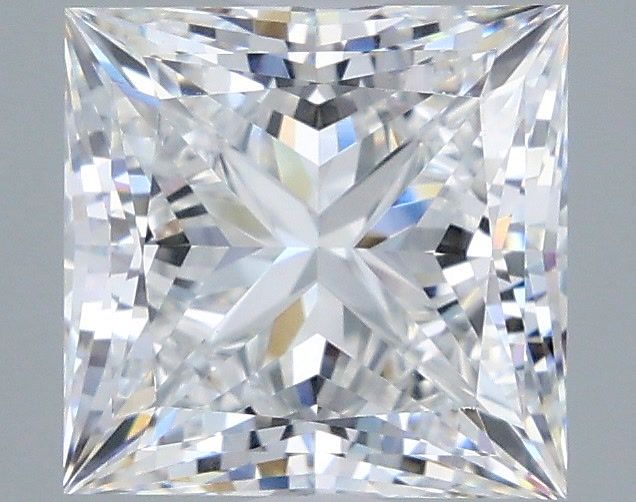 3.09 carat e VVS2 EX Cut IGI princess diamond
