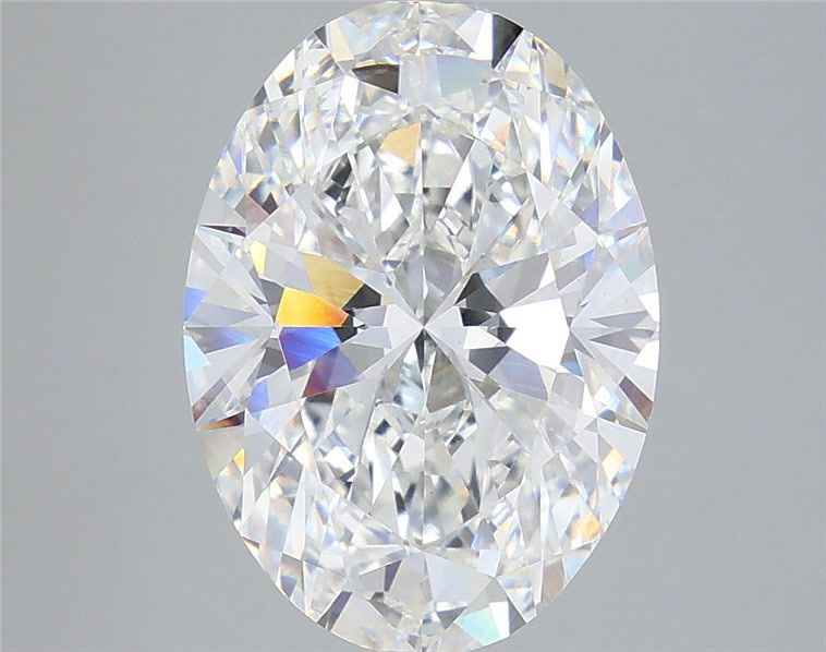 5.52 ct. oval Lab Grown Diamond front image