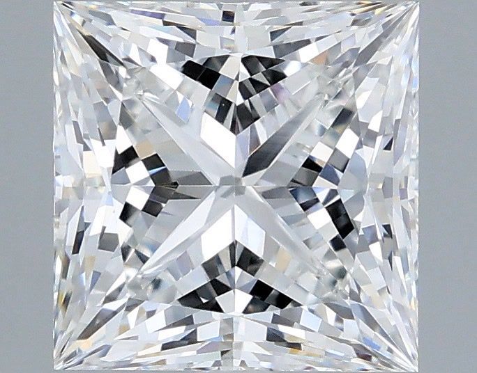 3.08 carat e VVS2 EX Cut IGI princess diamond