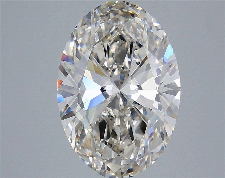 5.04 ct. oval Lab Grown Diamond front image