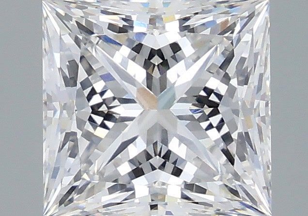 3.08 carat e VVS2 EX Cut IGI princess diamond