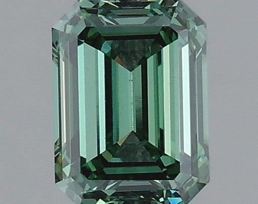 1 carat fancy vivid green VS1 EX Cut IGI emerald diamond