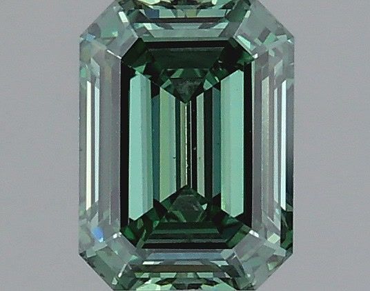 1.01 carat fancy vivid green VS1 EX Cut IGI emerald diamond
