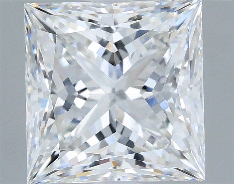 3.09 carat e VVS2 EX Cut IGI princess diamond