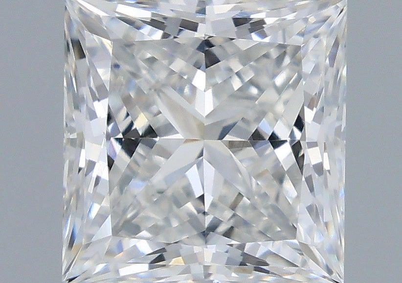 0.78 ct. princess Lab Grown Diamond front image