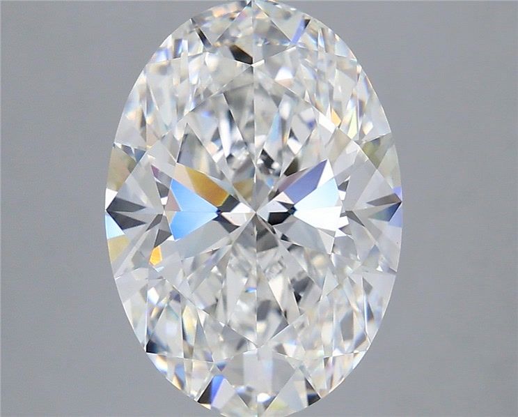 5.51 ct. oval Lab Grown Diamond front image