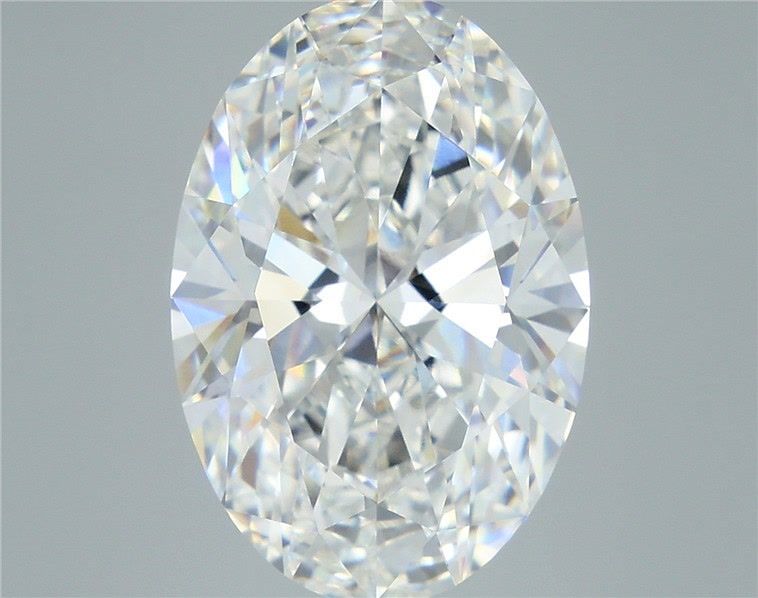 9.99 ct. oval Lab Grown Diamond front image