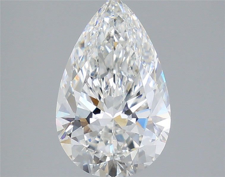 3.01 carat f VVS2 EX Cut IGI pear diamond