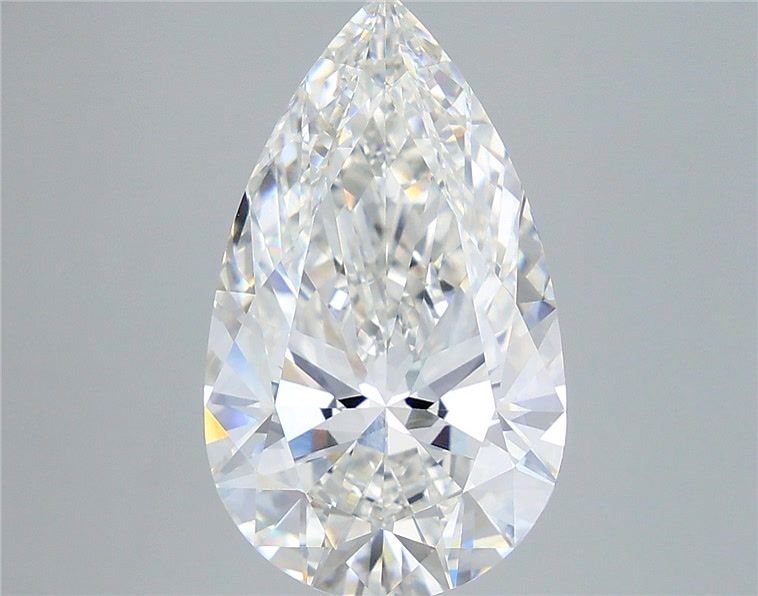 6.10 ct. pear Lab Grown Diamond front image