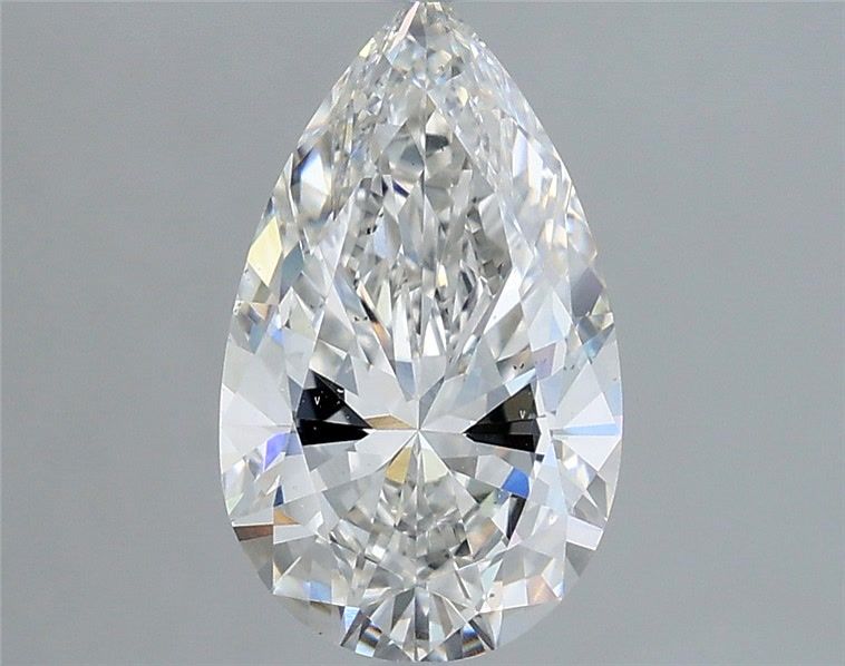 2.02 carat f VS2 EX Cut IGI pear diamond