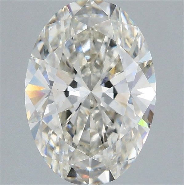 2.06 ct. oval Lab Grown Diamond front image