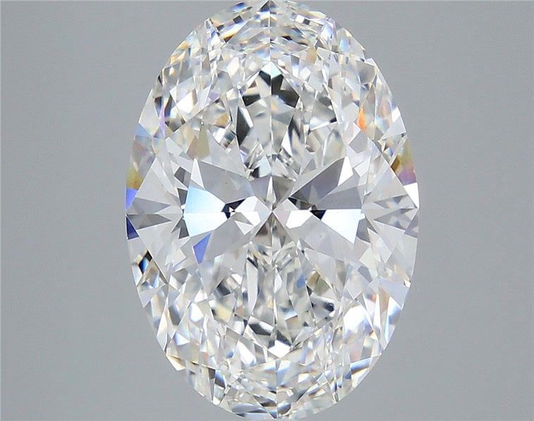 6.50 ct. oval Lab Grown Diamond front image