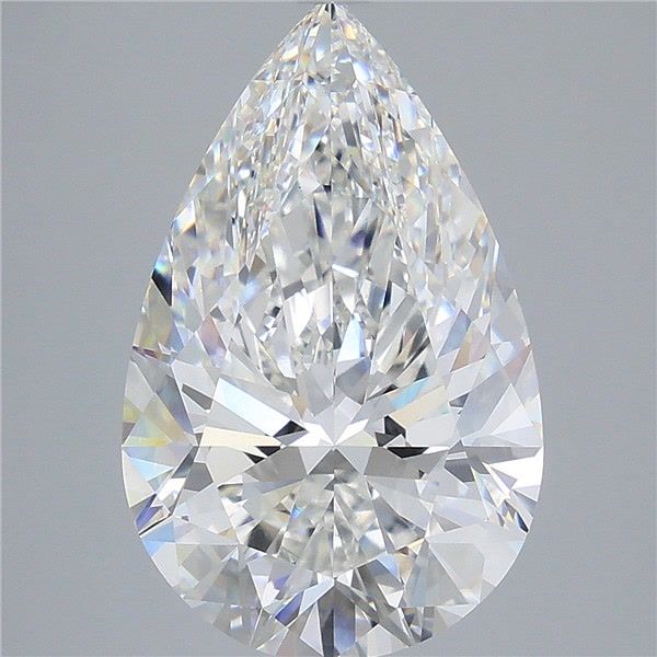 9.01 ct. pear Lab Grown Diamond front image
