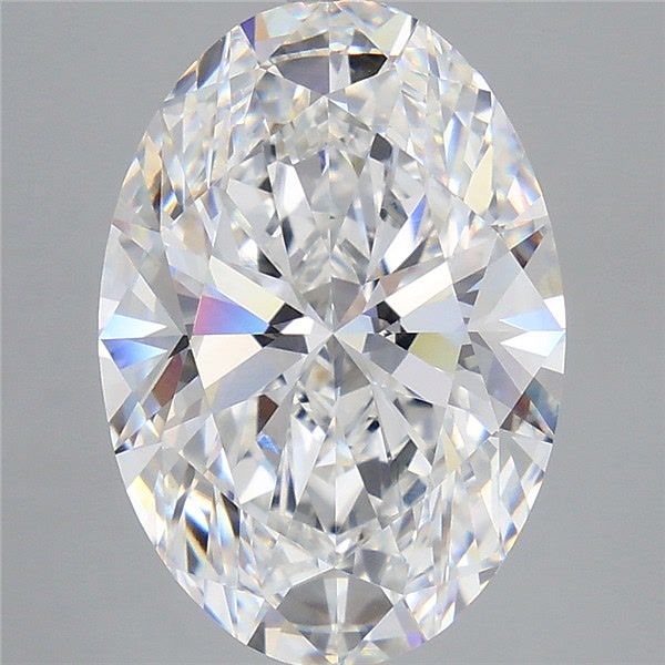 6.58 ct. oval Lab Grown Diamond front image