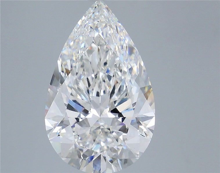 7.04 ct. pear Lab Grown Diamond front image
