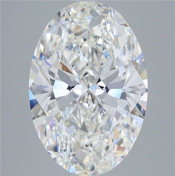 8.10 ct. oval Lab Grown Diamond front image