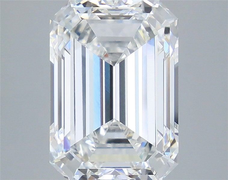 6.15 ct. emerald Lab Grown Diamond front image