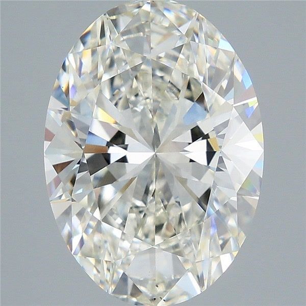 5.05 ct. oval Lab Grown Diamond front image