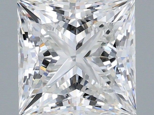 2.58 ct. princess Lab Grown Diamond front image