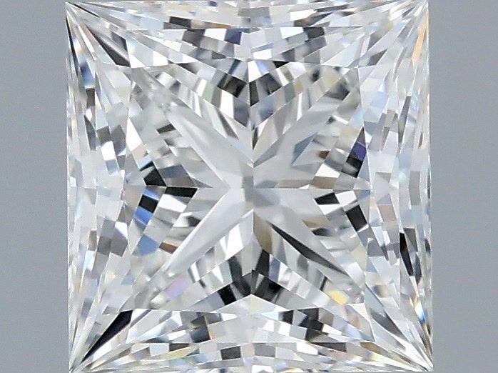 2.09 ct. princess Lab Grown Diamond front image