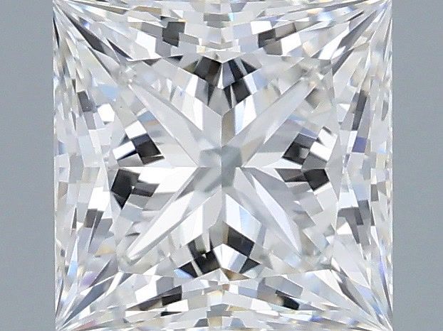 1.56 ct. princess Lab Grown Diamond front image