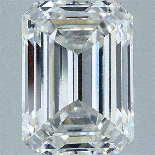 5.52 ct. emerald Lab Grown Diamond front image