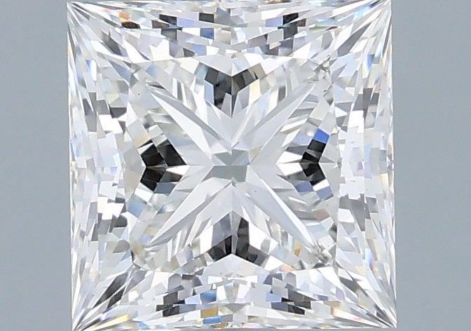 2.09 ct. princess Lab Grown Diamond front image