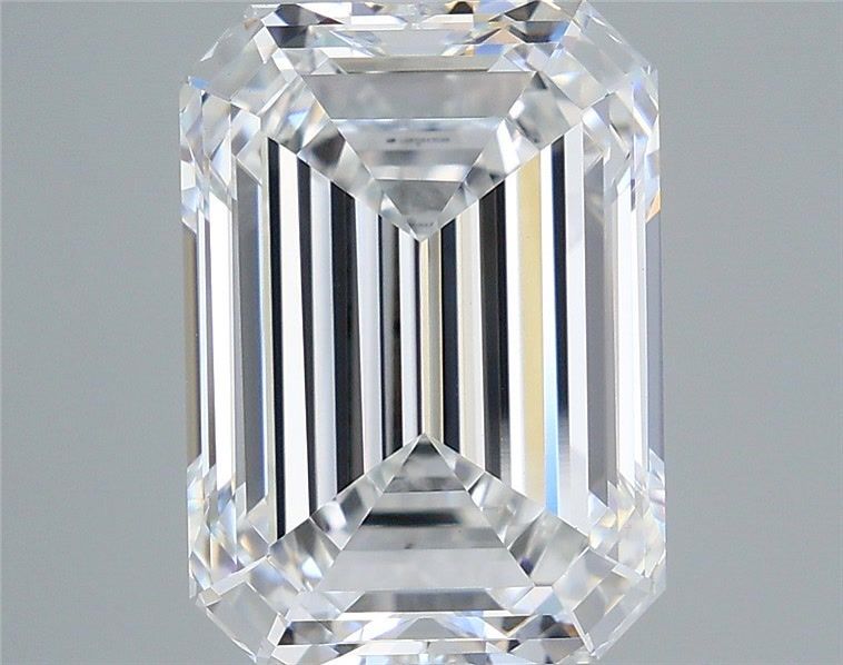 6.10 ct. emerald Lab Grown Diamond front image
