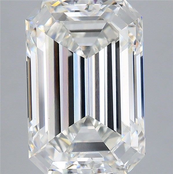 5.04 ct. emerald Lab Grown Diamond front image