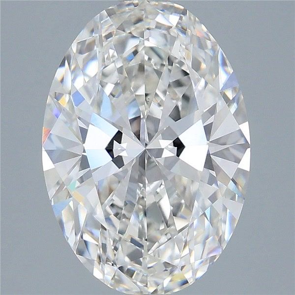 3.22 ct. oval Lab Grown Diamond front image