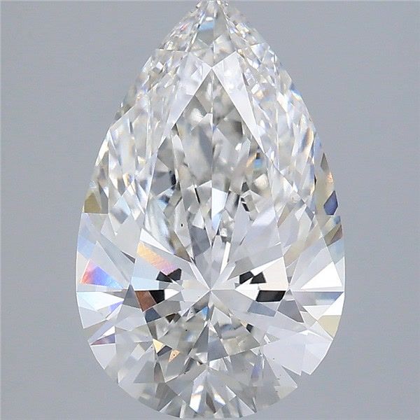 3.04 carat f VS2 EX Cut IGI pear diamond