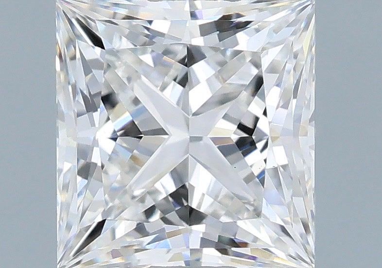 1.10 ct. princess Lab Grown Diamond front image