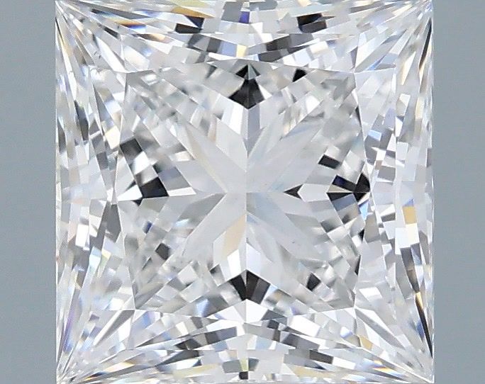 3.02 ct. princess Lab Grown Diamond front image