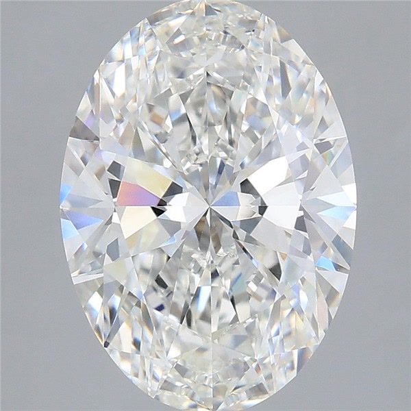 4.05 ct. oval Lab Grown Diamond front image