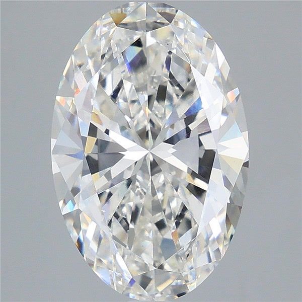 5.00 ct. oval Lab Grown Diamond front image